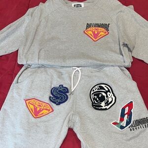 Billionaire Boys Club Gray Shirt and Shorts Set